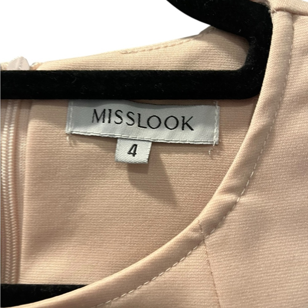 Set Of 2 Dresses MISSLOOK  Rewind Size 4 Buttoned Mini Dresses Sleeveless Halter - Picture 10 of 13